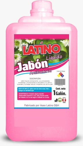 Jabon Liquido Antibacterial Galon De 4 Litros