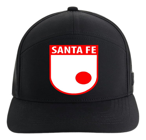 Gorra Independiente Santa Fe 5 Paneles Premiun Black