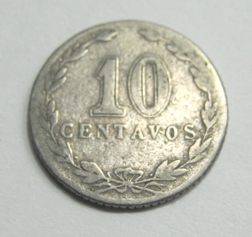 Argentina Niquel 10 Centavos 1912 (Usado)