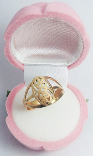 Imagen 5 de 7 de Anillo Oro 18k 2,7grs Sello Sirio Macizo Certificado Garant