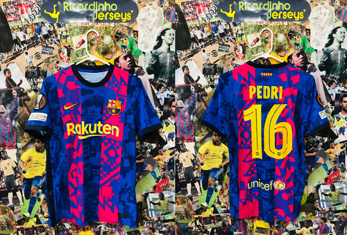 Jersey Dri Fit Adv Nike Fc Barcelona 2021 2022 Pedri M (Usado)