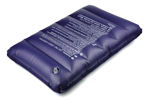 Almohada Iatable Pillow For Acampar Y Viajar En D, Tela Flo