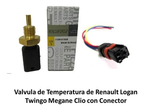 Valvula De Temperatura Renault Symbol Logan Clio + Conector