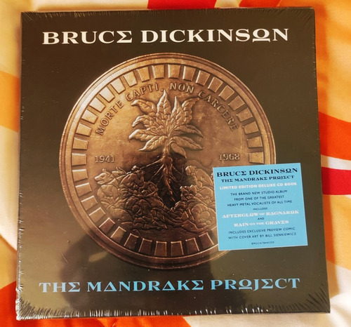 Bruce Dickinson Cd + Comic Mandrake Project Iron Maiden