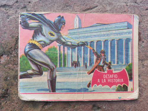 Figurita Batman Tarjeta Año 1966 N.17