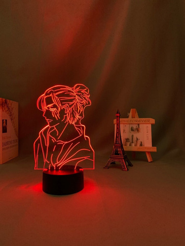 3d Led Anime Lámpara De Ataque En Titan 4 Armin Arlert Figur