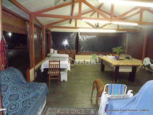 Chácara Com 3 Dormitórios À Venda, 1840 M² Por R$ 1.200.000,00 - Parque Da Represa - Paulínia/sp - Ch0014