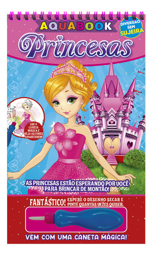 Livro Aquabook Princesas