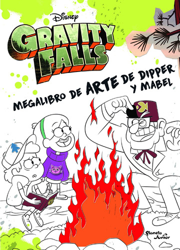 Gravity Falls. Megalibro de arte de Dipper y Mabel, de Disney. Serie Disney Editorial Planeta Infantil México, tapa blanda en español, 2021