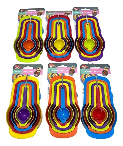 6 Cucharas Medidoras Cocina Repostería Medida Taza (lpj-363)