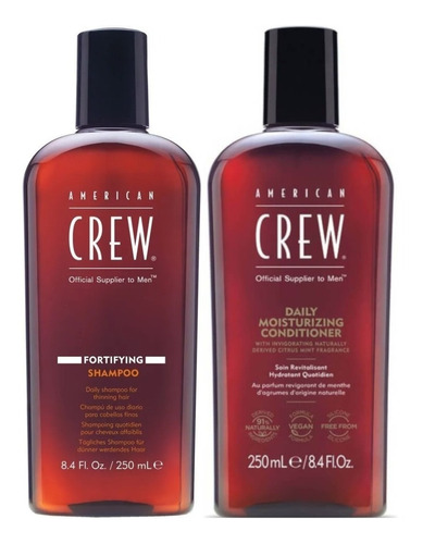Shampoo Fortifying 250ml+ Acondicionador Daily American Crew