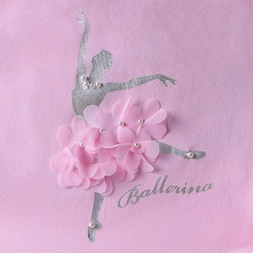 Baohulu Vestido De Ballet De Manga Corta Para Niñas Con Fald 