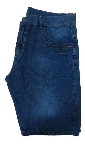 Imagem 1 de 1 de Bermuda Jeans Masculina Com Lycra Elastano