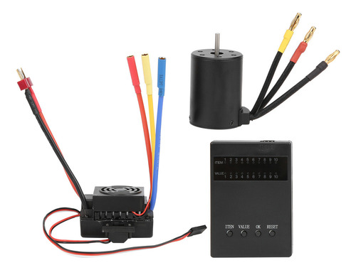 Tarjeta De Programa Esc Sin Escobillas 3650 3100kv 60a Sin E