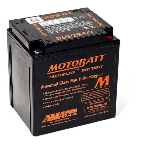 Bateria Motobatt Mbtx30uhd 32ah Yix30l-bs Harley Davidson Hd