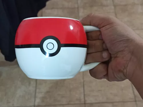 Taza Pokemon Ash Pokebola Cerámica Importada