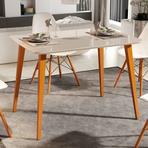 comprar Mesa De Jantar 6 Lugares 120x80 Tampo De Vidro