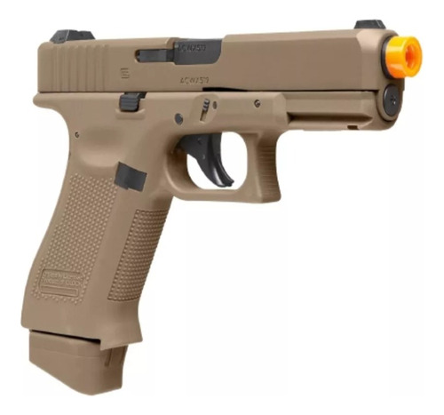 Airsoft Glock 19x Gen5 Coyote Blowback 6mm + 05 Co2