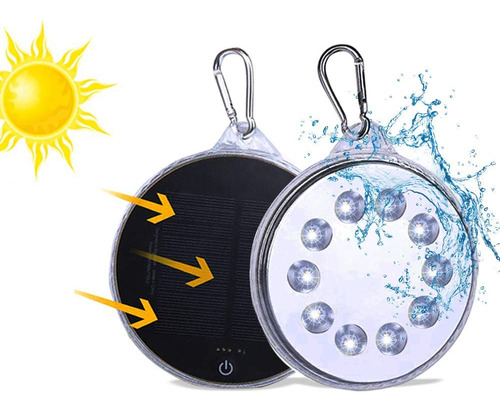 Linterna Solar Camping Emergencia Portatil Recargable Led Al