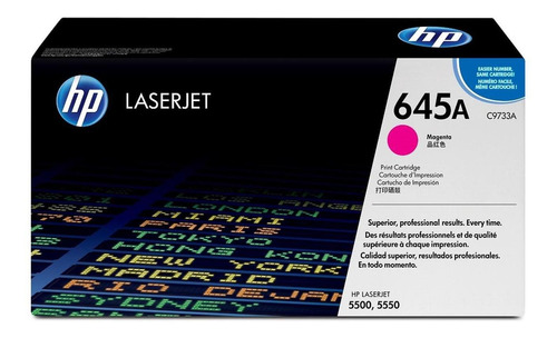 Cartucho Toner Hp 645a Magenta Laserjet 5500 5550 Original