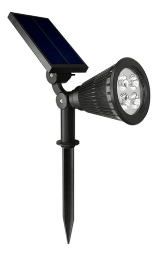 Luminaria Led Solar Decorativa 4w=40watts Estaca Color Rgb