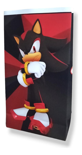 10 Bolsas Sorpresitas Personalizadas Sonic Dark 1