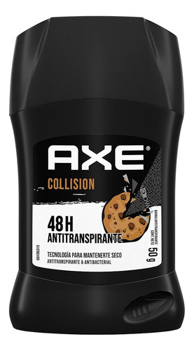 Axe Desodorante Antitransp Collision Cuero+cookies Barra 50