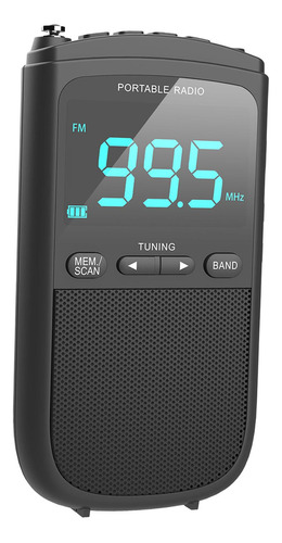 Radio Digital Pequeña Radio De Bolsillo Para Personas