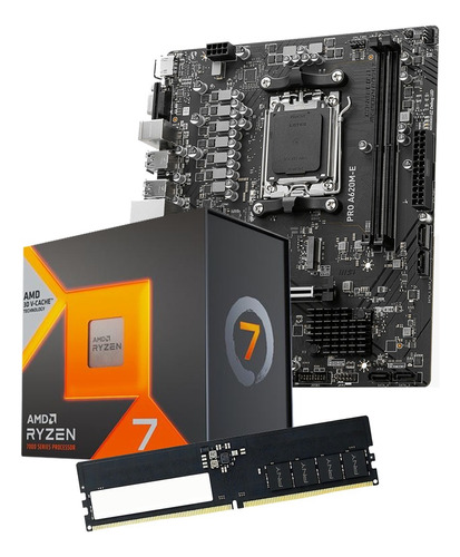 Combo Actualizacion Ddr5 Ryzen 7 8700g + A620m Am5 + 16gb