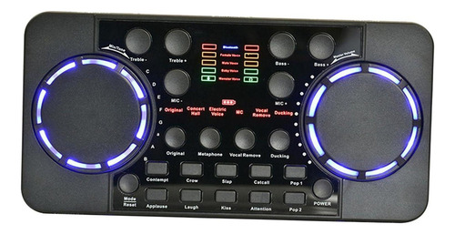 Placa De Som V300 Live Audio Mixer Fácil De Usar