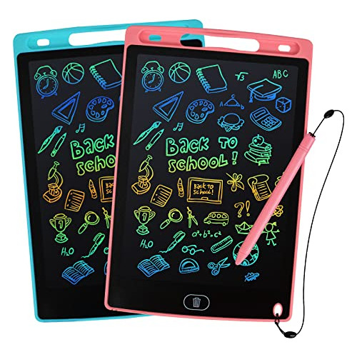 Lcd Writing Tablet, 2 Packs Drawing Pads For Kids 3 4 5 6 Ye