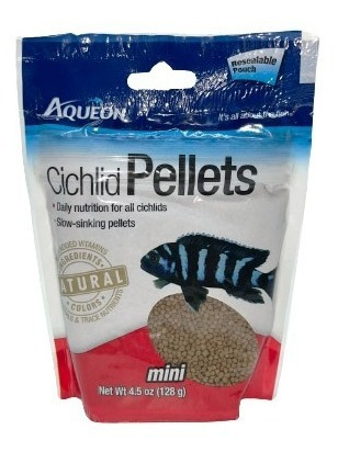 Pellets Mini Para Peces Cíclidos 128g (como 4 Piezas)