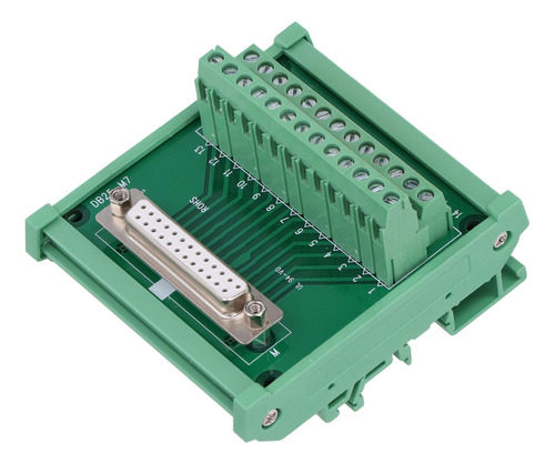 Placa Adaptadora Db25 A Conector De Terminal, Placa Pcb Rect