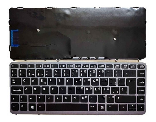 Teclado Hp Elitebook 745 G2 840 G2 850 G2 740 G1 840 G1 Gris