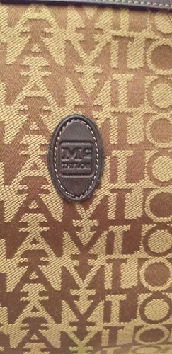 Cartera Mc Taylor - Bolso De Mano Usada Una Vez Marrón Claro Logotipo Oro No Tiene Correa (Usado)