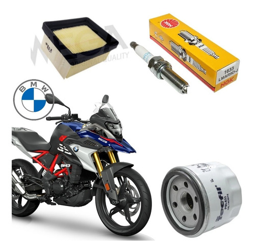 Vela Ngk Lmar9d-j Bmw G 310 Gs Filtro Psl633 Wega Fap1010