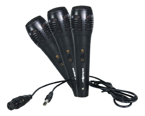 Kit De 3 Microfonos Para Rockolas Alambricos Schalter