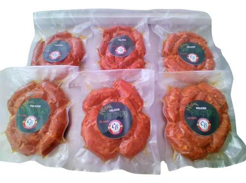 Chorizo Toluqueño Artesanal 3kg Con Almendras Y Pasas