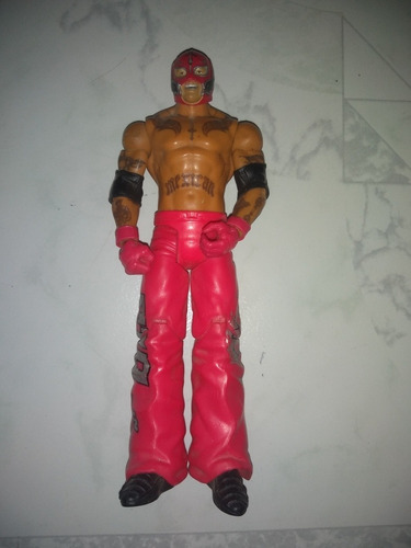 Wwe Luchador Rey Mysterio Mattel Básico Red Rojo