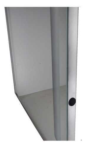Imagen 6 de 10 de Espejo Maquillador Led Frontal, Laterales Inox. Tecla. 220v.