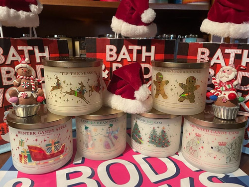 Bath And Body Works Velas Aromáticas Navidad,