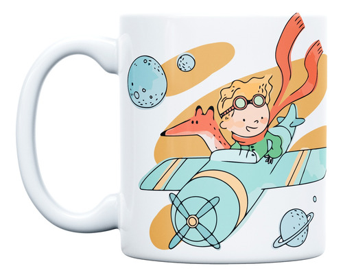 Pocillo El Principito Mug Taza 11 Oz Blanco