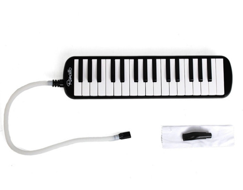 Imagen 4 de 7 de Flauta Melodica Con Funda 32 Notas A Piano Ramallo Negra