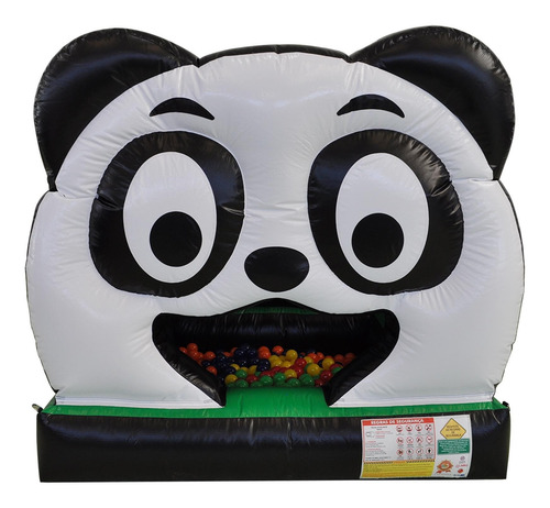 Piscina De Bolinhas Panda Com Motor Soprador