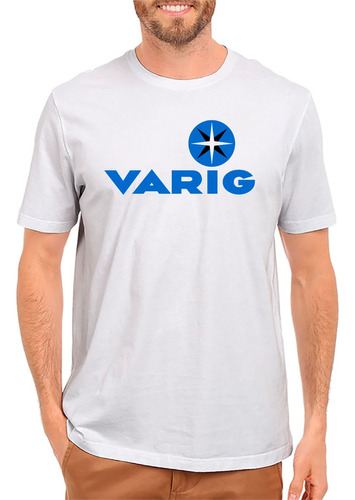Camiseta Varig - Aviação - 100% Algodão