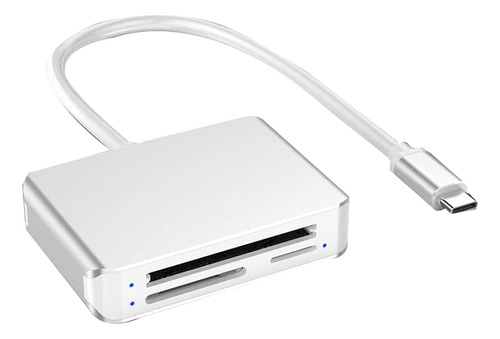 Lector De Tarjetas Sd Usb C, 5 En 1 C Micro-sd Tf Cf M2 Card