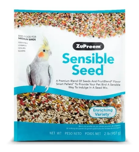 comprar Alimento Para Aves Ninfas Cacatuas Zupreem Sensible Seed 907