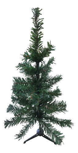 Árbol De Navidad Pino Verde 90cm Plástico Decoracion