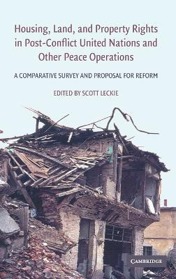 Libro Housing, Land, And Property Rights In Post-conflict...