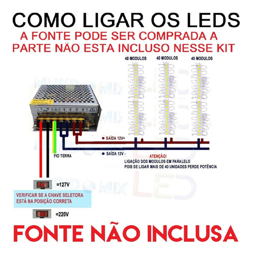 1000pçs Módulo Led Cob 4530 12v Branco Frio 6500k 2,4w 160º